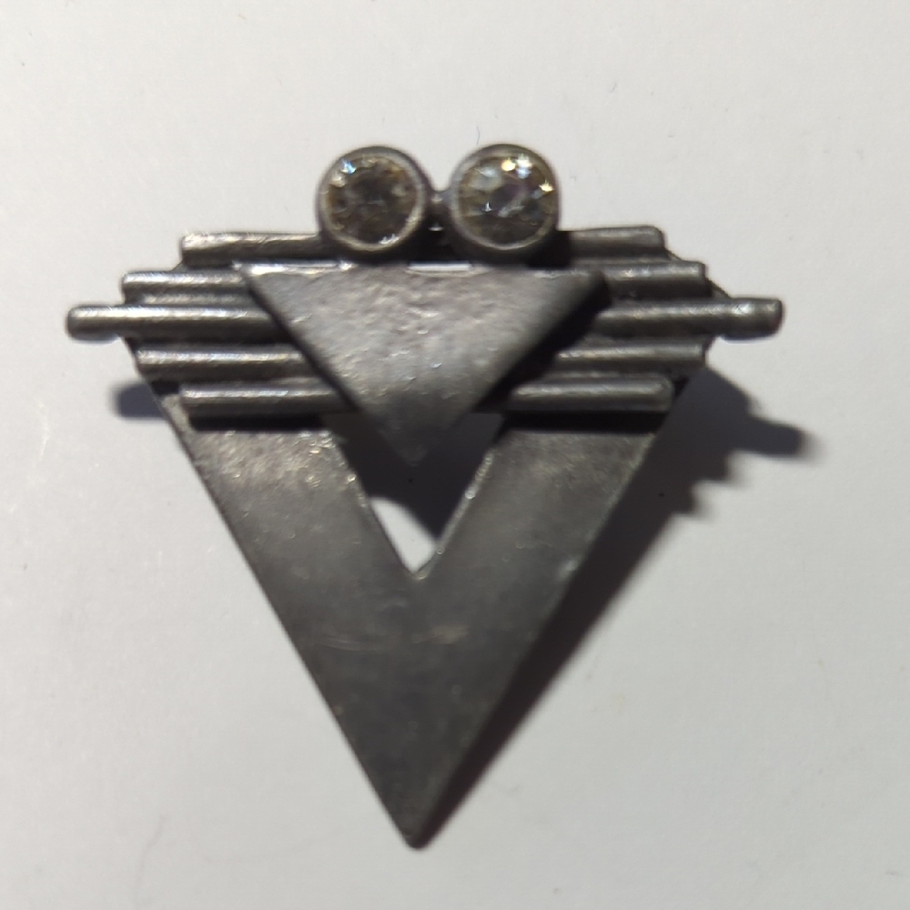 Vintage 90's Geometric Brooch